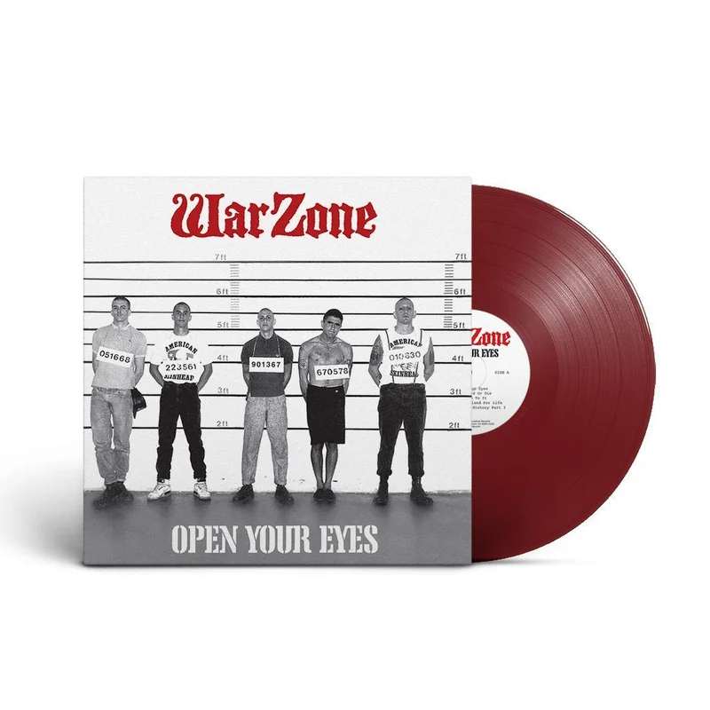 WARZONE  OPEN YOUR EYES LP - RED