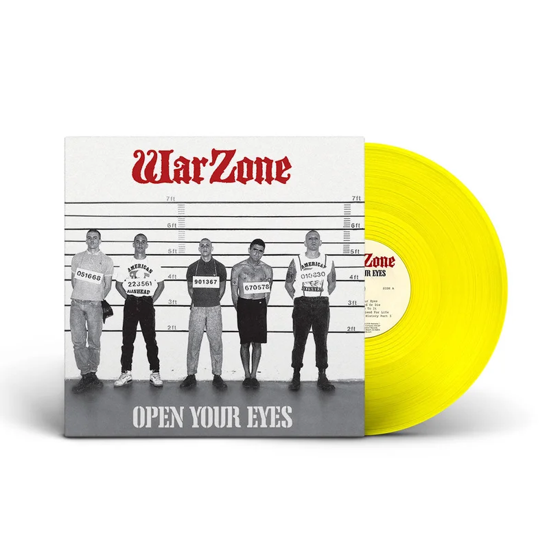 WARZONE OPEN YOUR EYES' LP - YELLOW