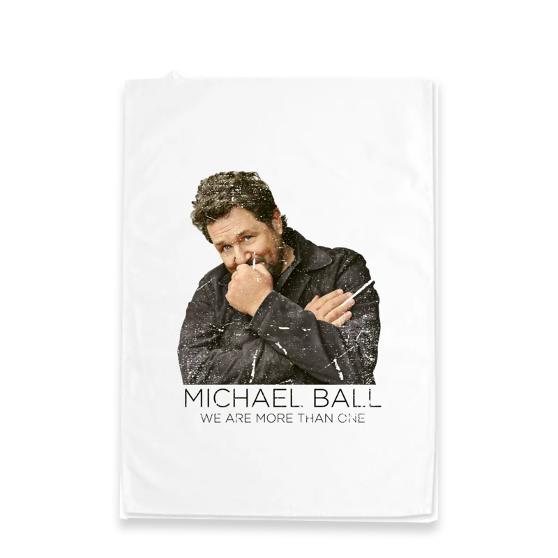 We Are More Than One tea towel