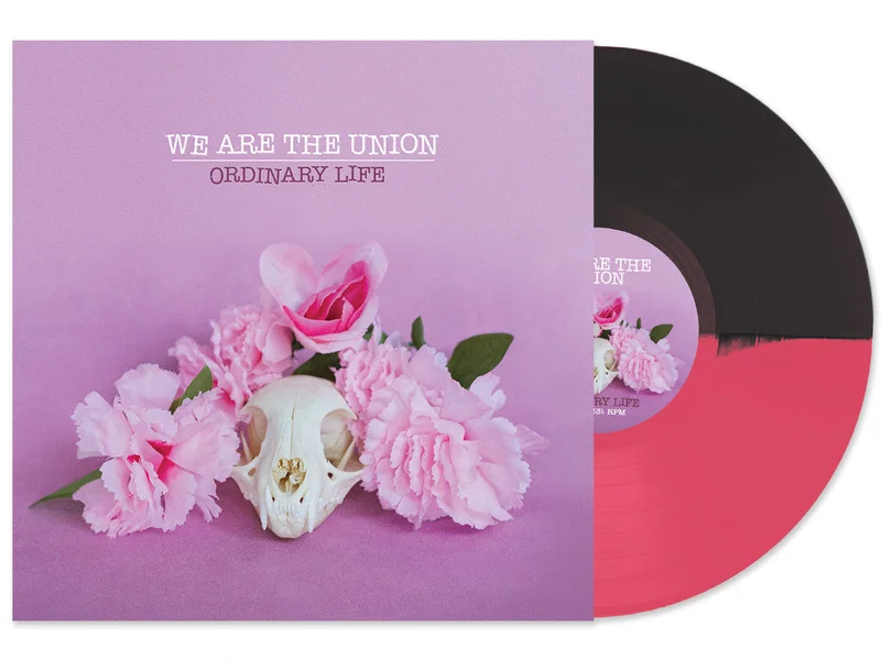 WE ARE THE UNION 'ORDINARY LIFE LP - LTD. - PINK/BLACK