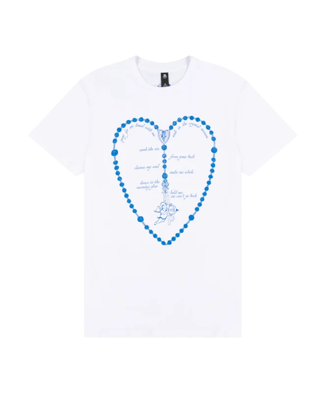 White Rosary T-Shirt