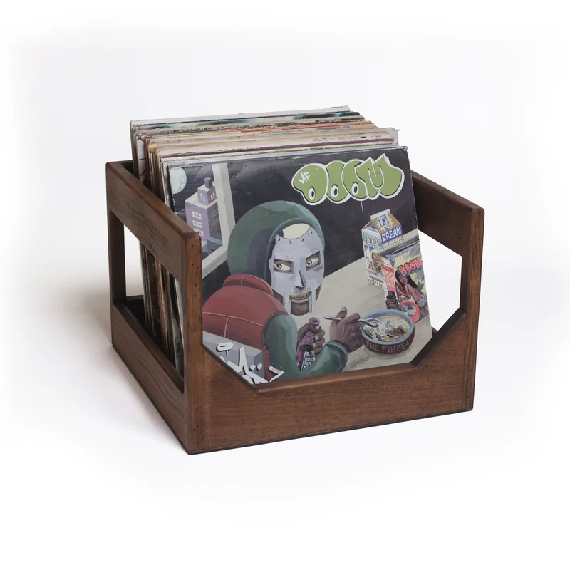 WICKERWOODWORKS - THE CUBE : 12" VINYL STORAGE CRATE