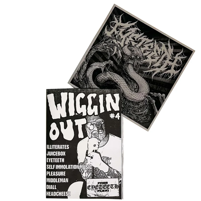Wiggin' Out #4 zine + Eyeteeth 7" flexi