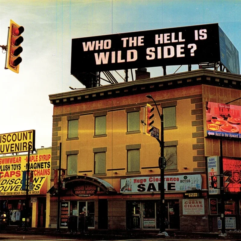 WILD SIDE 'WHO THE HELL IS WILD SIDE' LP - CLEAR BLUE