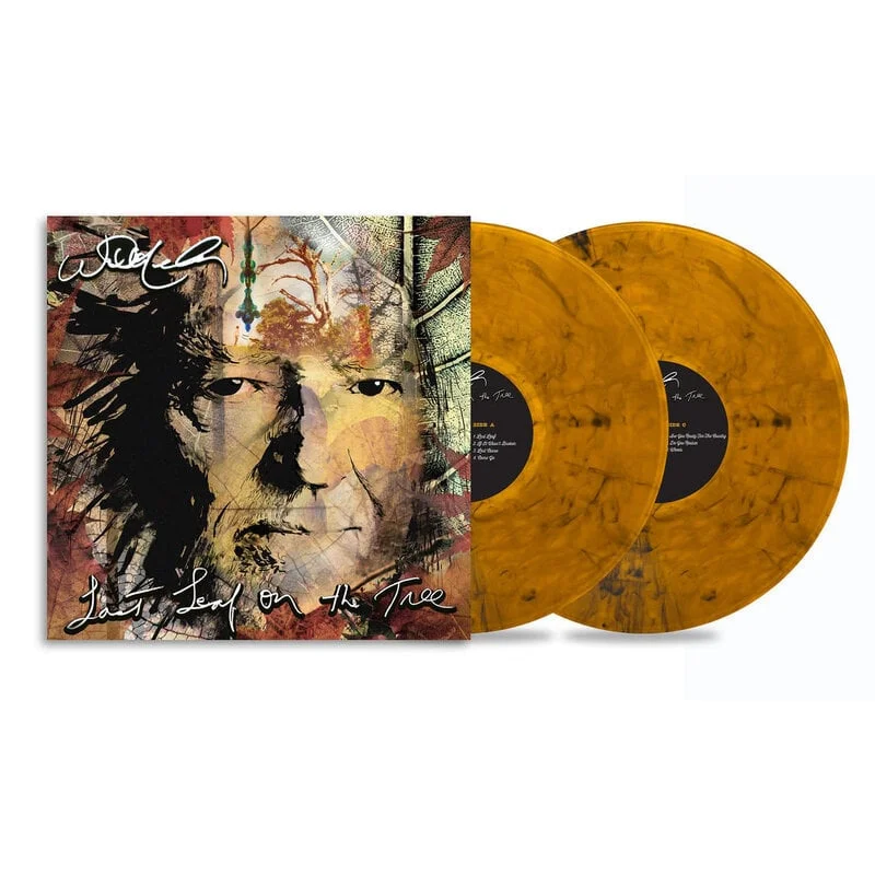 WILLIE NELSON - LAST LEAF ON THE TREE - AUTUMN LEAF COLOR - 2-LP - VINYL LP