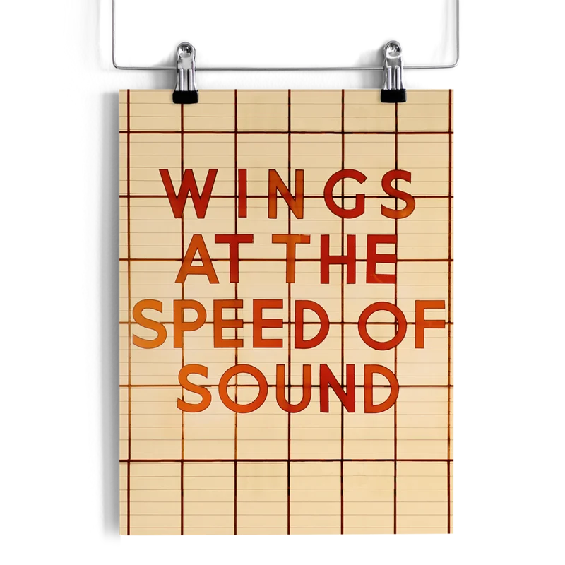 Wings at the Speed of Sound Album Poster