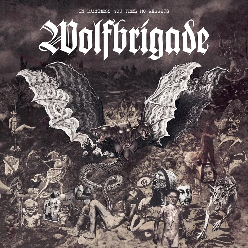 Wolfbrigade: In Darkness You Feel No Regrets 12" Purple/Black Marble Vinyl