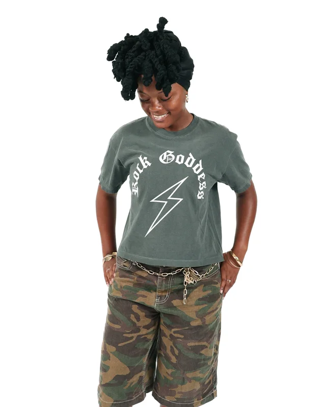 WOMEN WHO ROCK ROCK GODDESS FITTED T-SHIRT