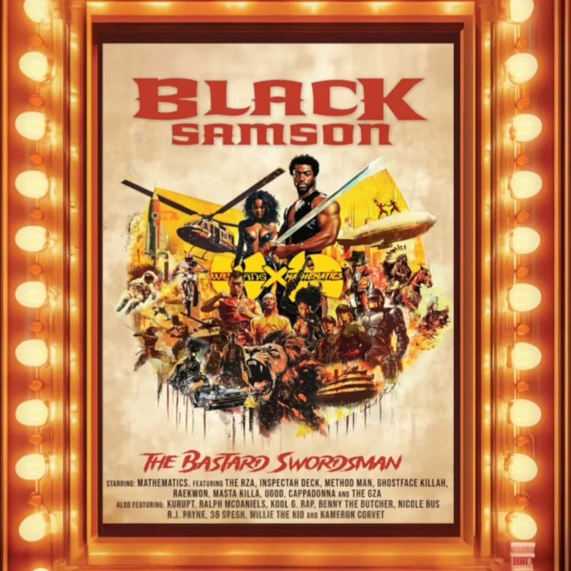 WU-TANG CLAN AND MATHEMATICS 'BLACK SAMSON, THE BASTARD SWORDSMAN: WU-TANG, THE SAGA CONTINUES COLLECTION ' LP