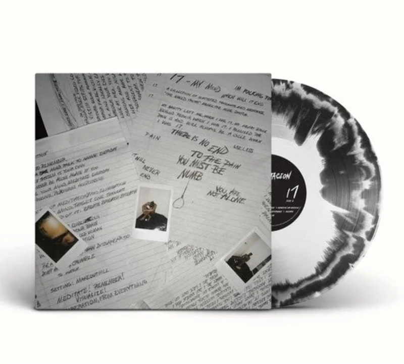 XXXTENTACION '17' LP -  BLACK/WHITE/MARBLED