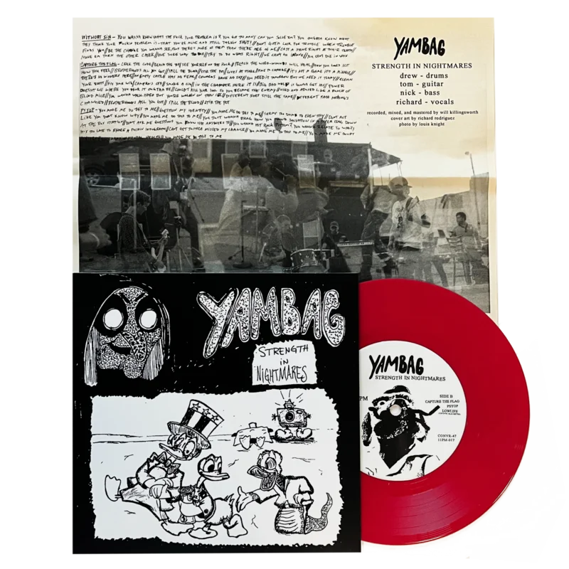 Yambag: Strength In Nightmares 7" (Red Vinyl)