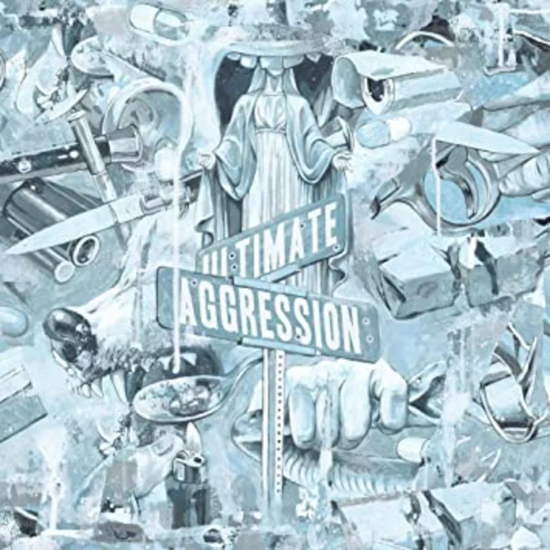YEAR OF THE KNIFE 'ULTIMATE AGGRESSION' LP - BLACK