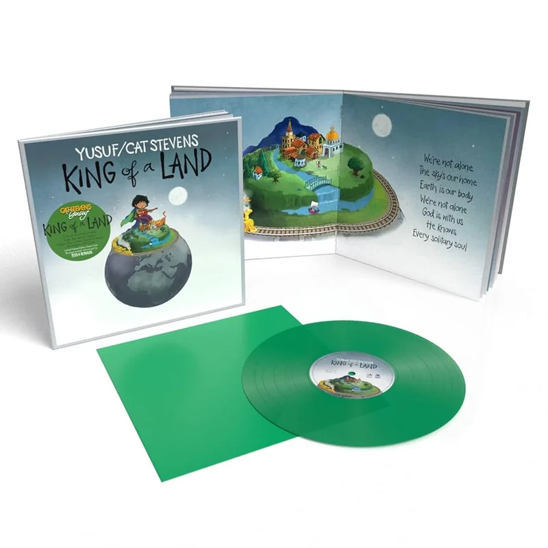 YUSUF / CAT STEVENS - KING OF A LAND - GREEN COLOR - VINYL LP