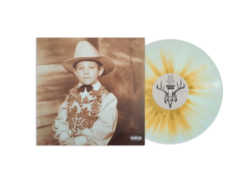 ZACHARY BAKER DARK HORSE LP (Exclusive  Limited to 200, Sky Blue w/ Gold Splatter Vinyl)